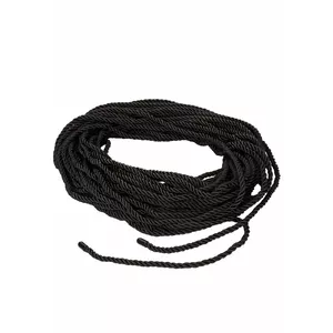 Верёвка для бондажа CalExotics Scandal Black — 30 м мягкая прочная верёвка для БДСМ