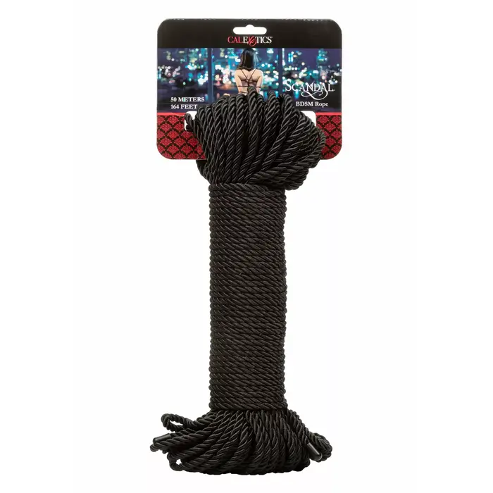 CalExotics Scandal Black bondage rope 50 m Photo 2
