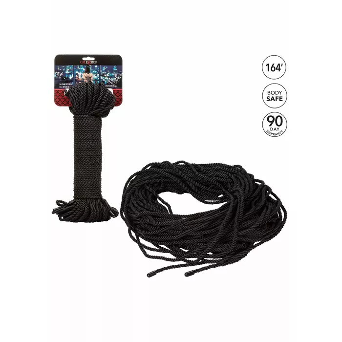 CalExotics Scandal Black bondage rope 50 m Photo 4