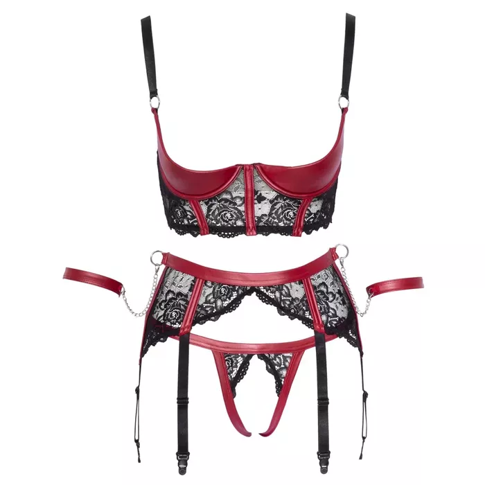 Lingerie set Cottelli Collection Shelf Bra Set S Photo 6