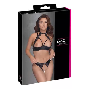 Shelf Bra Embroidery Cottelli Collection 75B Black 22212761231