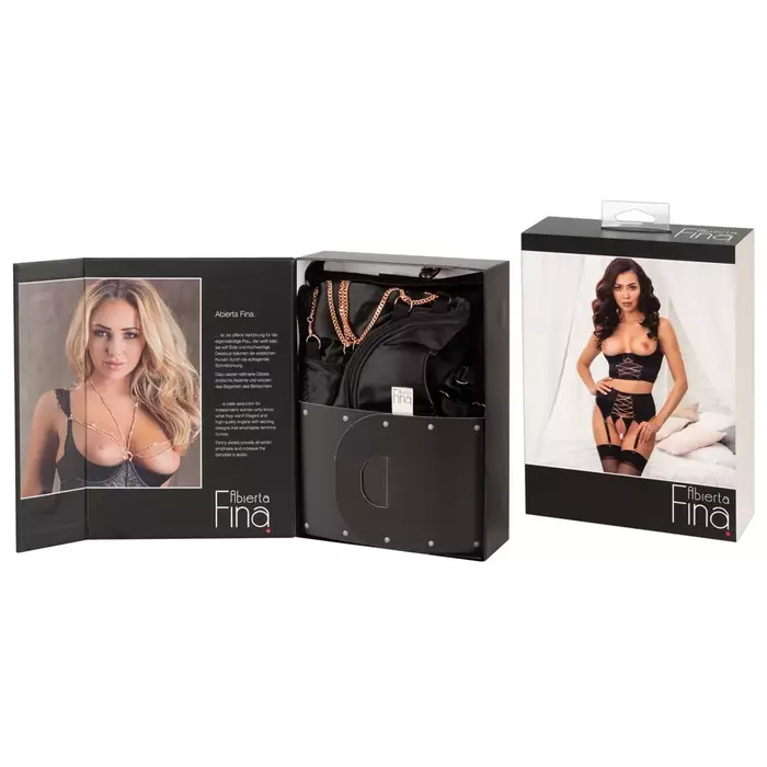 Apakšveļas komplekts abierta fina Shelf Bra Set 85B/L Photo 10