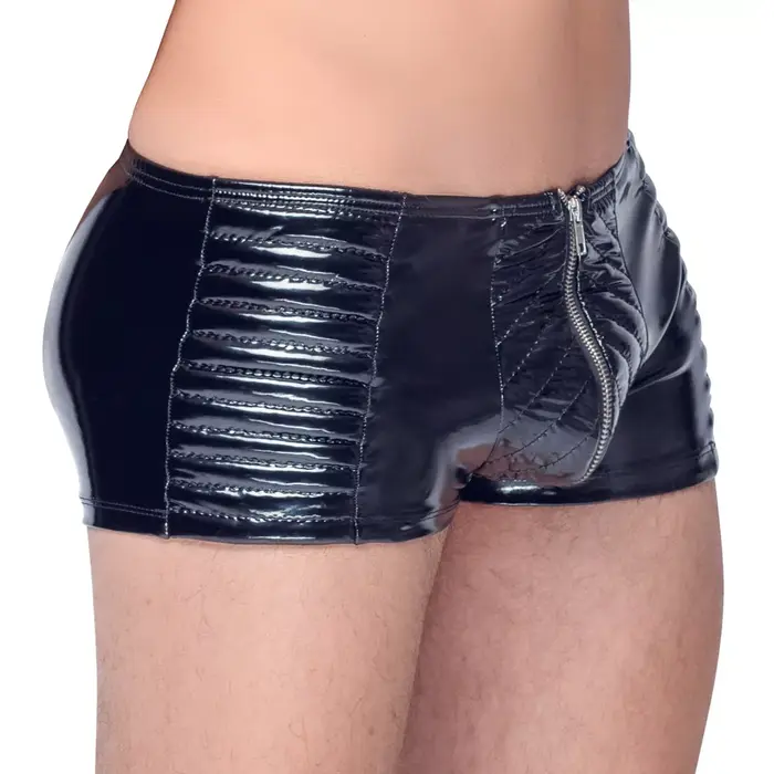 Виниловые шорты-байкер Black Level M. Pants Biker S Photo 3