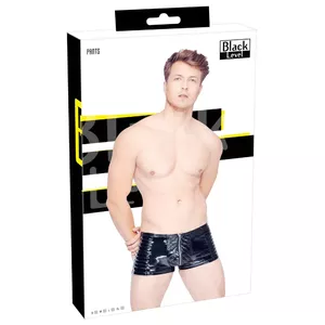 Men's vinyl biker-style trousers Black Level Vinyl M. Pants Biker M — 94% polyester, 6% spandex, polyurethane coating, 4-way stretch