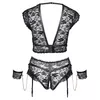 Cottelli Collection Bra Set Bondage — комплект белья 3XL Photo 7
