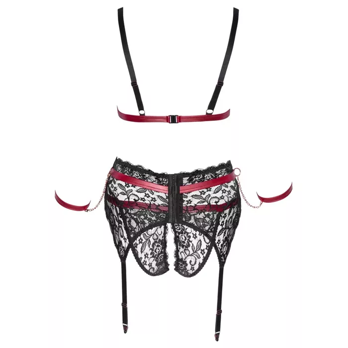 Комплект Cottelli Collection Bra Set Bondage 4XL Photo 7