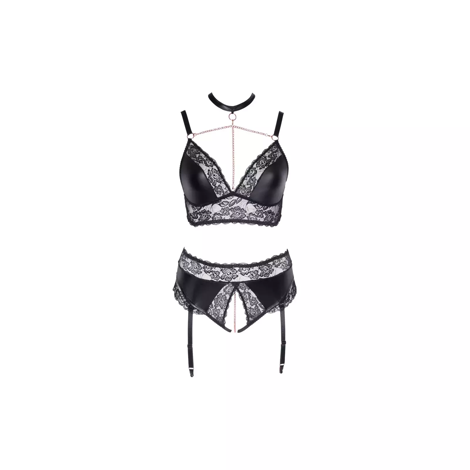 Bra and Suspender Briefs Cottelli Collection 2XL 22139821061 Photo 7
