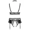 Lingerie set Cottelli Collection Bra and Suspender Briefs 4XL Photo 8