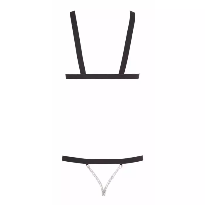 bad kitty Strap Body (S-L) — черное, 70% полиэстер 30% эластан Photo 5