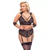 Lingerie set Cottelli Collection Bra Set Bondage 4XL Photo 3