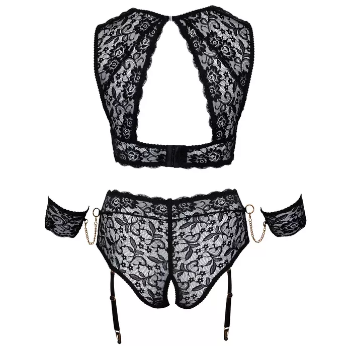 Lingerie set Cottelli Collection Bra Set Bondage 4XL Photo 10