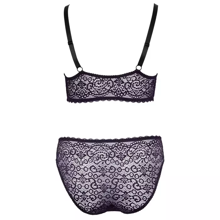 Lingerie set Cottelli Collection bra set purple XL Photo 10