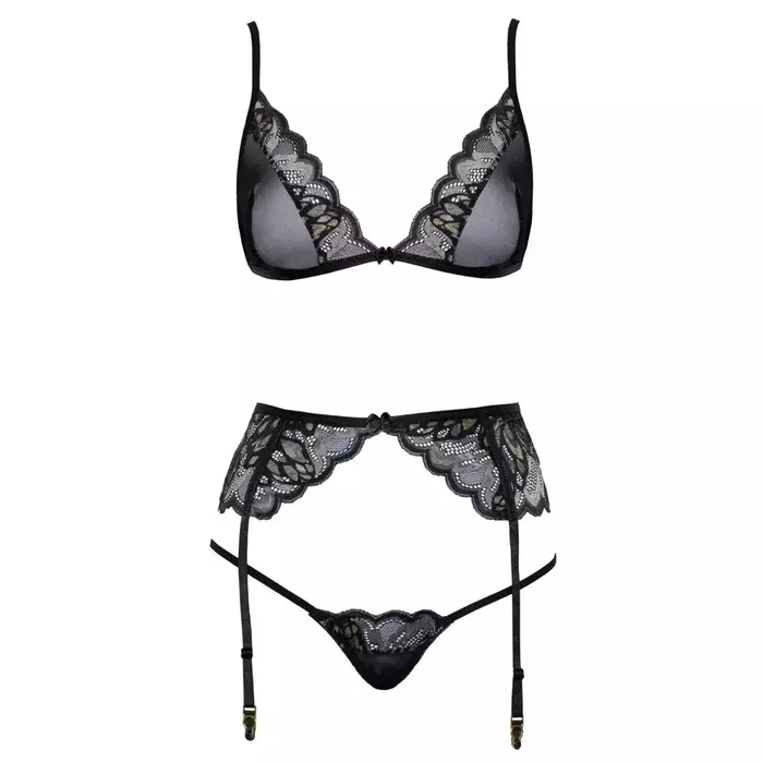 Lingerie set kissable Bra Suspender Set S/M Photo 4