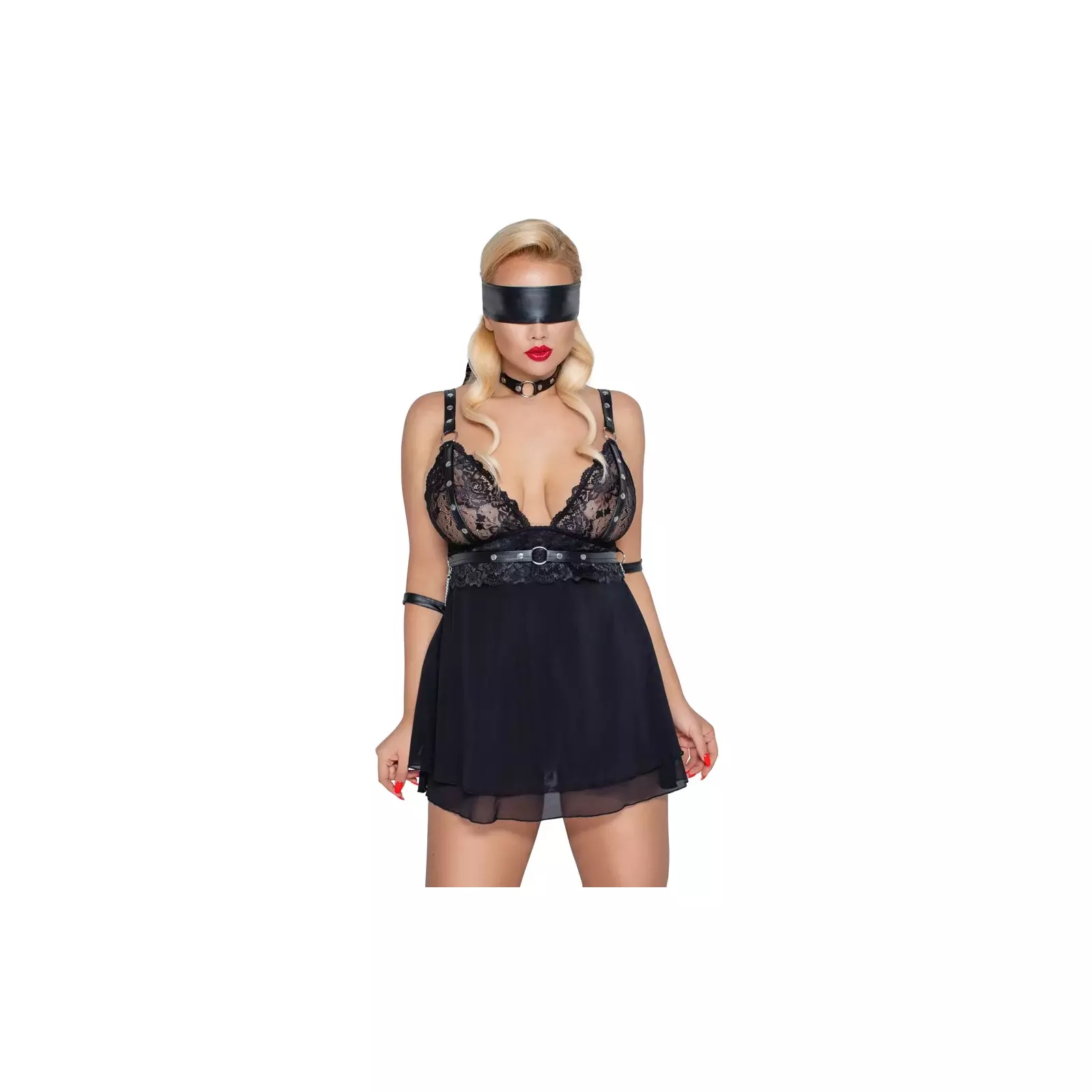 Babydoll Bondage Cottelli Collection 4XL 27413851081 Photo 5