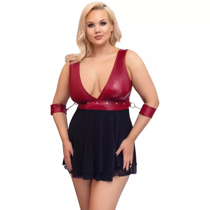 Неглиже Cottelli Collection Babydoll Bondage 3XL Photo 3