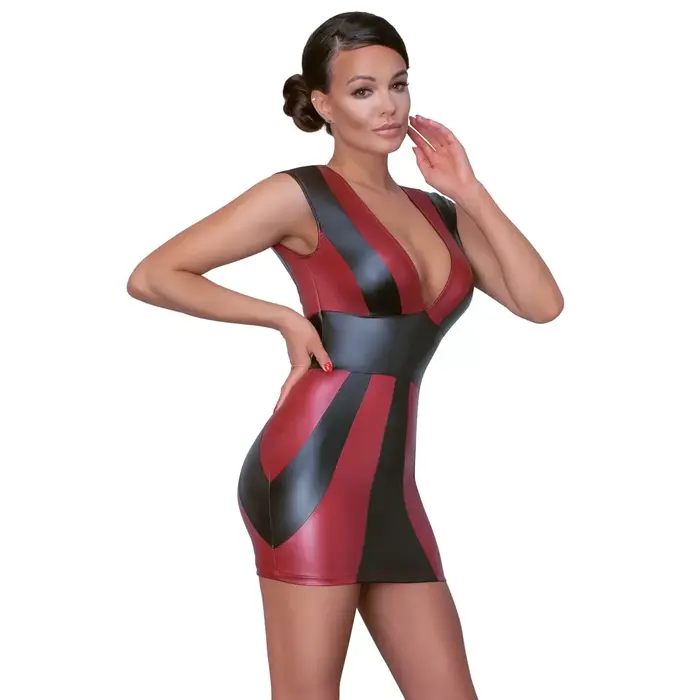 Cottelli Collection dress 27179133041 — red/black L Photo 3