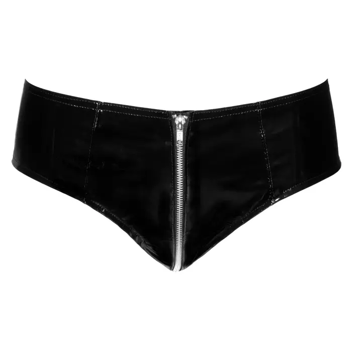 Vinyl Pants with a Zip S — black level Photo 5