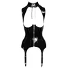 Corset Black Level Vinyl Basque S Photo 6