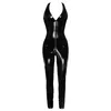 Кэтсьют Black Level Vinyl Jumpsuit Zip S Photo 8