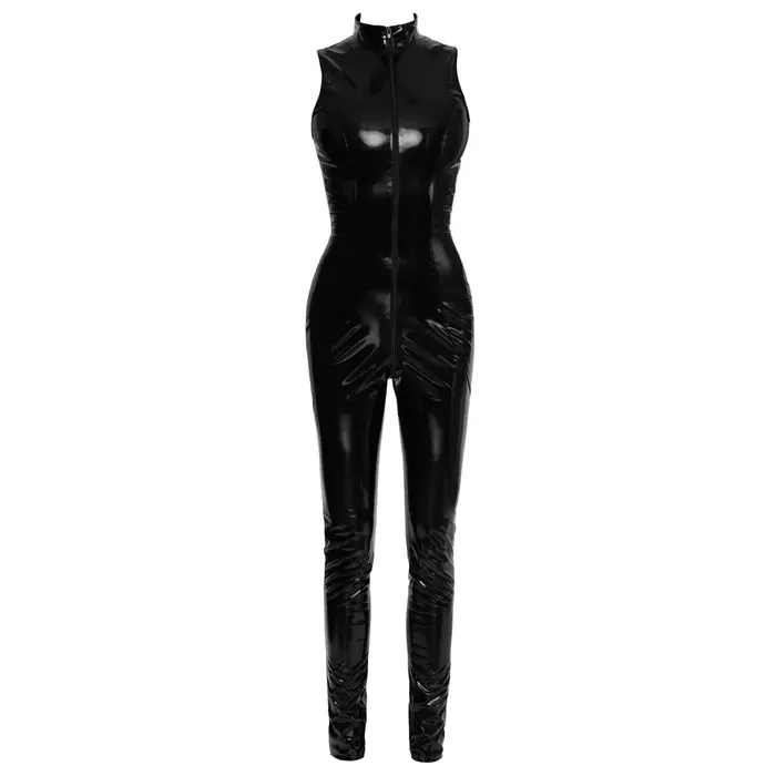 Vinyl jumpsuit Black Level 28506481012 XS Photo 9