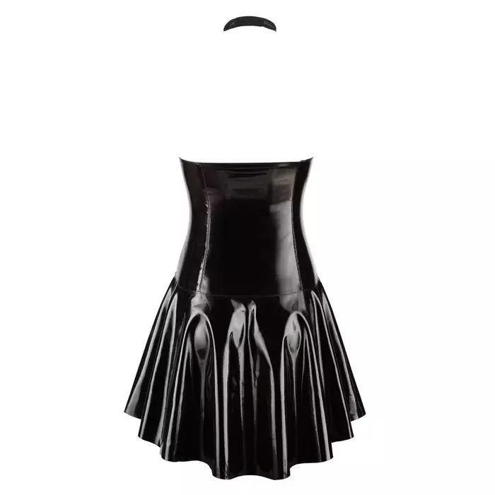 Black Level Vinyl Dress Net M — женское виниловое платье Photo 6