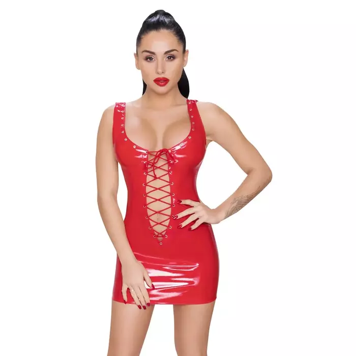 Платье black level Vinyl Dress red M Photo 3