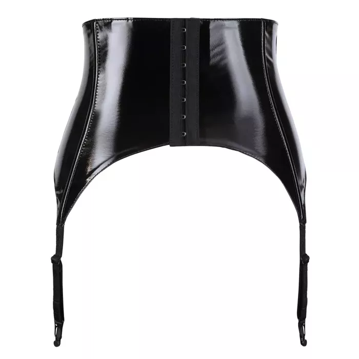 Zeķu josta black level Vinyl Suspender Belt XS Photo 7