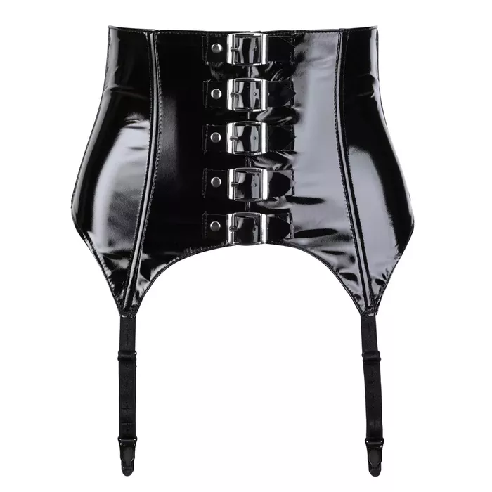 Jostas pakavi black level Vinyl Suspender Belt L Photo 6