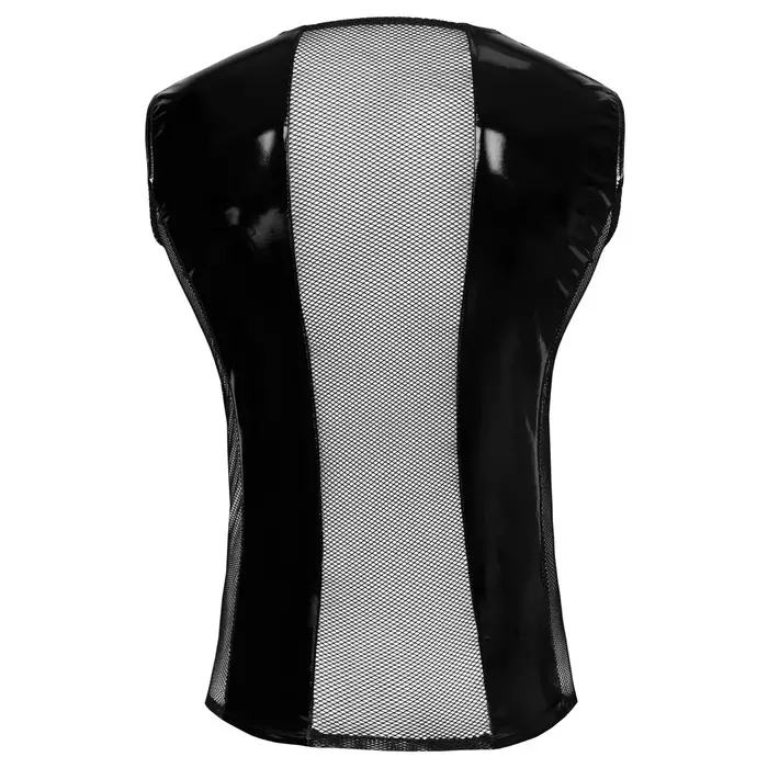 Sleeveless vinyl shirt black level M Photo 8