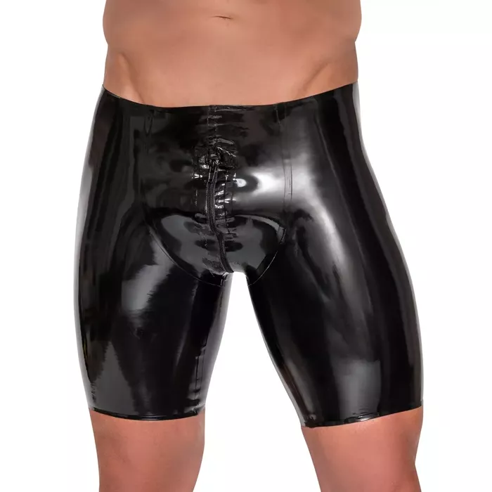 Late X Men's Latex Pants Zip L Photo 2