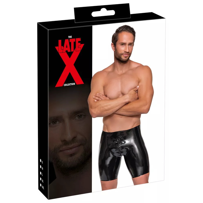 Vīriešu lateksa bikses ar rāvējslēdzēju XL - Modelis 29104461731 Photo 1