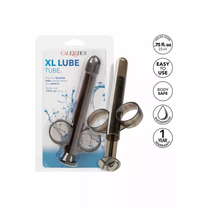 CalExotics XL Lube Tube Black personal lubricant Photo 4