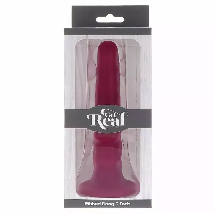 Фаллоимитатор GET REAL Ribbed Dong 12 см Photo 6