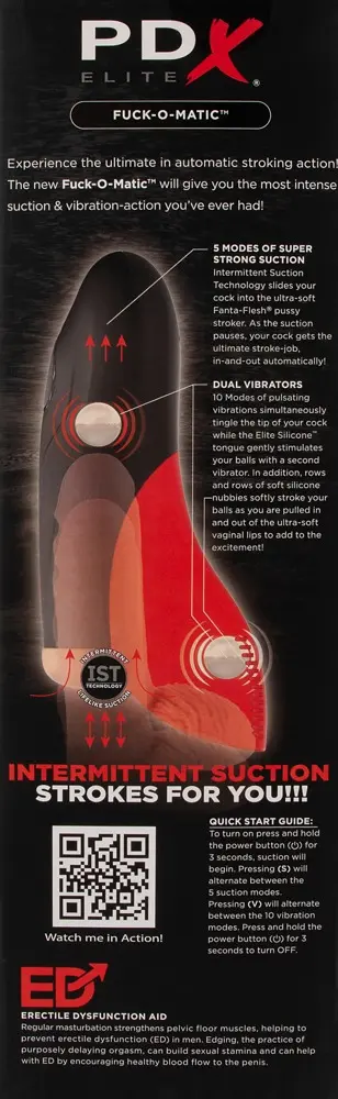 Masturbator PIPEDREAM PDX ELITE Stroker Fuck-O-Matic Photo 14