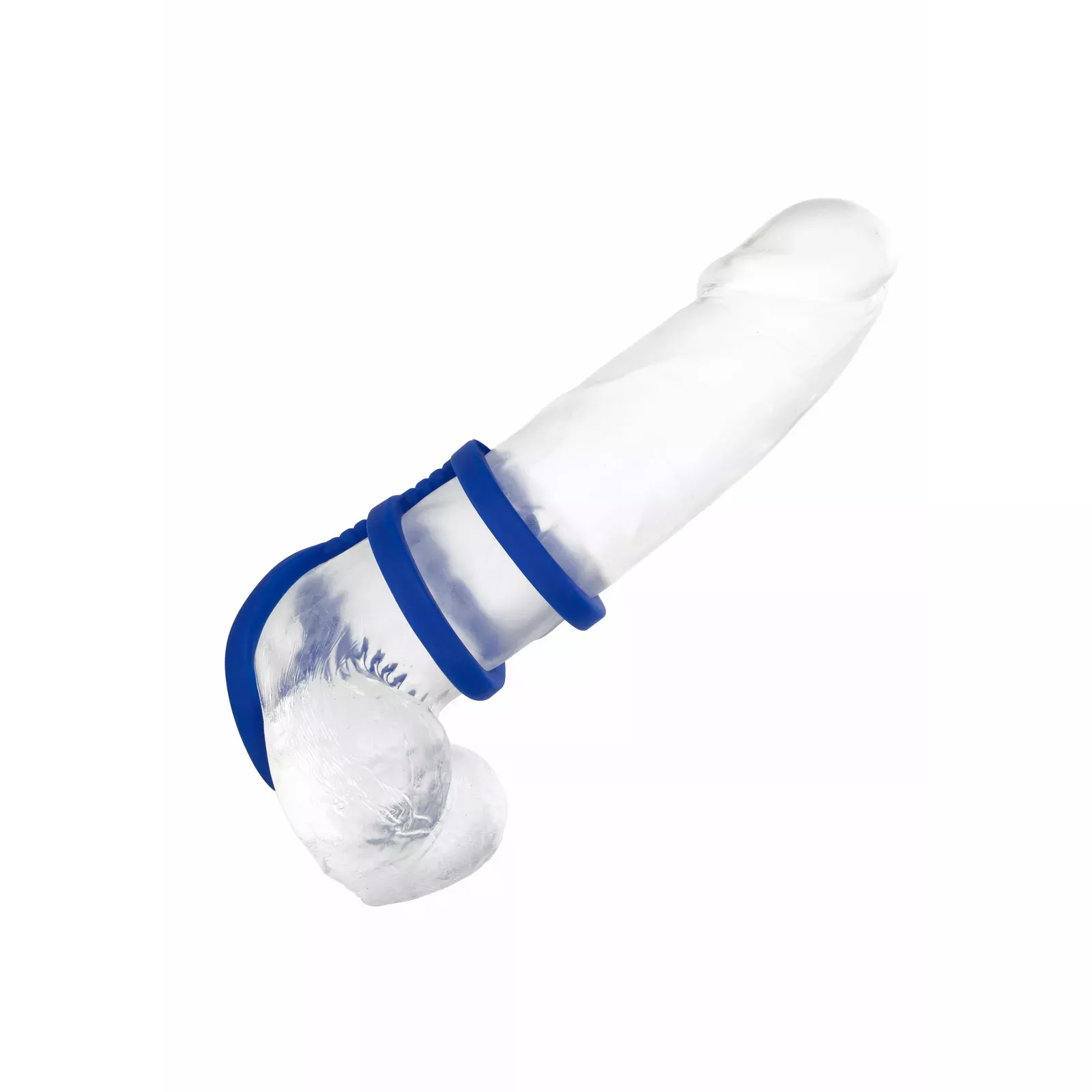 Penisa stiprinājums CalExotics Admiral Triple Cock Cage Blue Photo 6