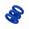 Penisa stiprinājums CalExotics Admiral Triple Cock Cage Blue Photo 9