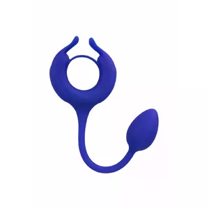 Утяжеленное кольцо для пениса Admiral от CalExotics синего цвета