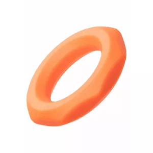 CALEXOTICS Alpha Sexagon Ring Orange 14850 - Премиум силиконовое кольцо для улучшения удовольствия