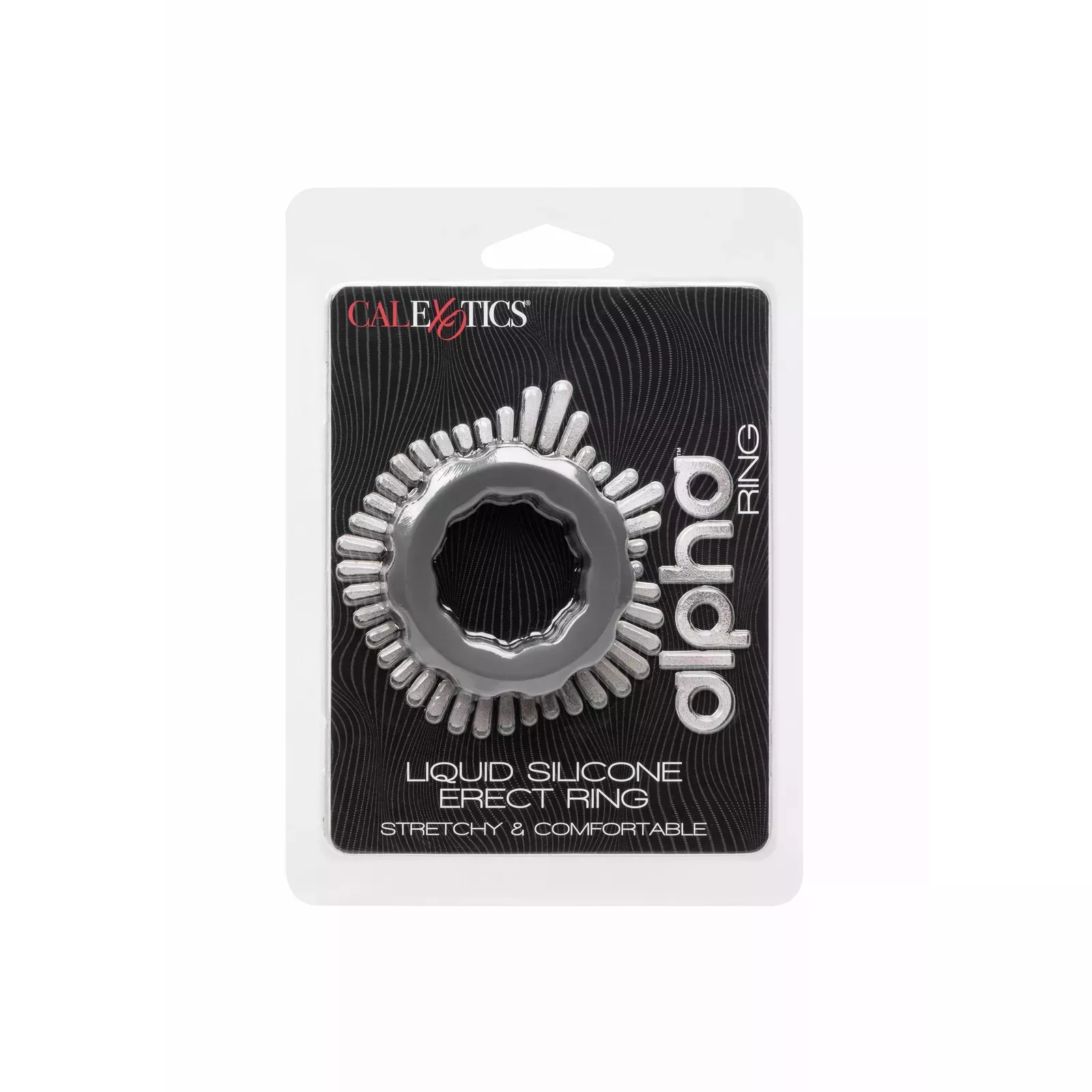 CALEXOTICS Alpha Erect Ring Grey 14852 - Кольцо для эрекции Photo 2