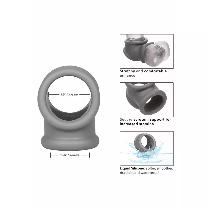 CalExotics Alpha Precision Ring — regulējams gredzens dzimumloceklim Photo 3