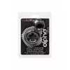 CalExotics Alpha Dual Magnum Ring Black — vibrating dual-ring Photo 2