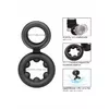 CalExotics Alpha Dual Magnum Ring Black — vibrating dual-ring Photo 4