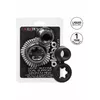 CalExotics Alpha Dual Magnum Ring Black — vibrating dual-ring Photo 5