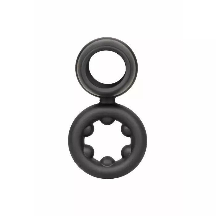 CalExotics Alpha Dual Magnum Ring Black — vibrating dual-ring Photo 7