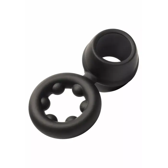 CalExotics Alpha Dual Magnum Ring Black — vibrating dual-ring Photo 8