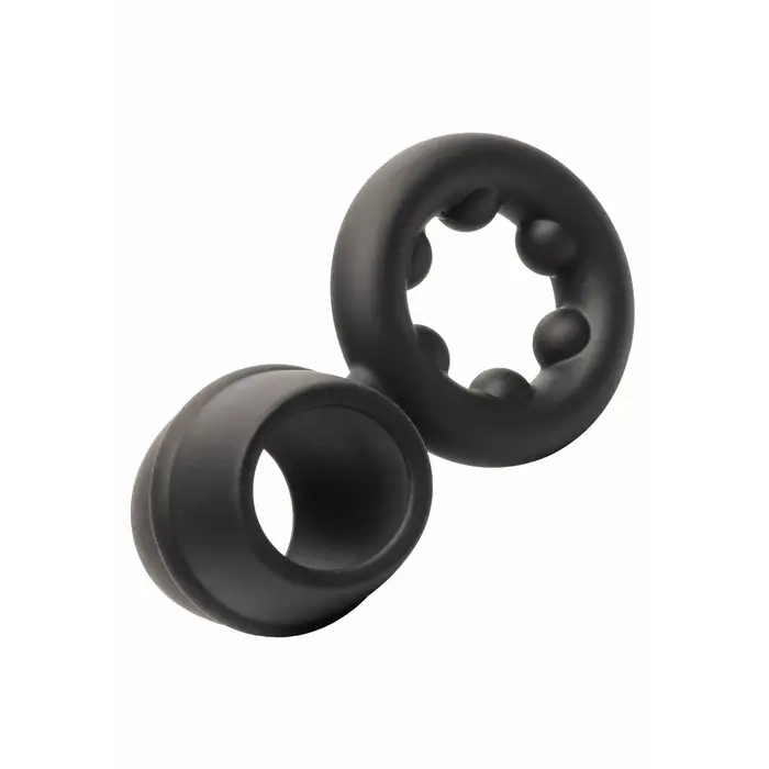 CalExotics Alpha Dual Magnum Ring Black — vibrating dual-ring Photo 10