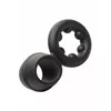 CalExotics Alpha Dual Magnum Ring Black — vibrating dual-ring Photo 10