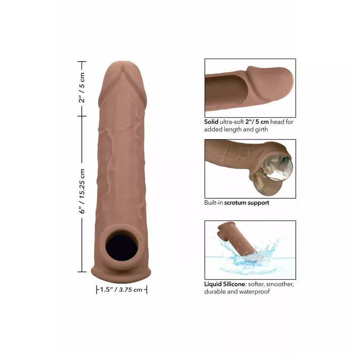 Penis Sleeve CalExotics PERFORMANCE MAXX LIFE-LIKE EXTENSION Photo 11
