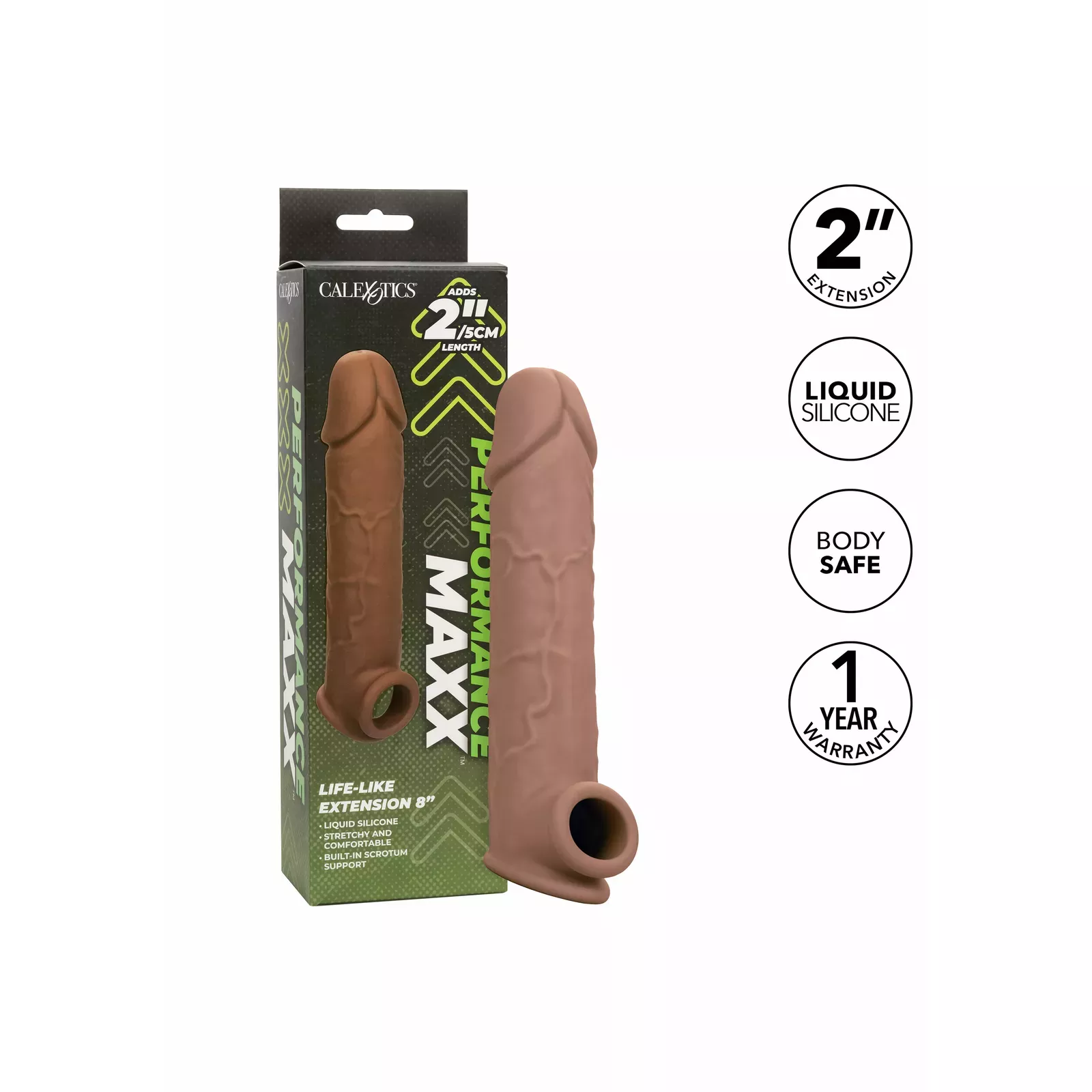 Penisa stiprinājums CalExotics PERFORMANCE MAXX LIFE-LIKE EXTENSION Photo 12