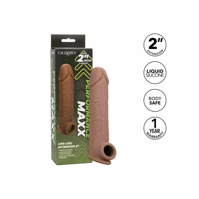 Penis Sleeve CalExotics PERFORMANCE MAXX LIFE-LIKE EXTENSION Photo 12